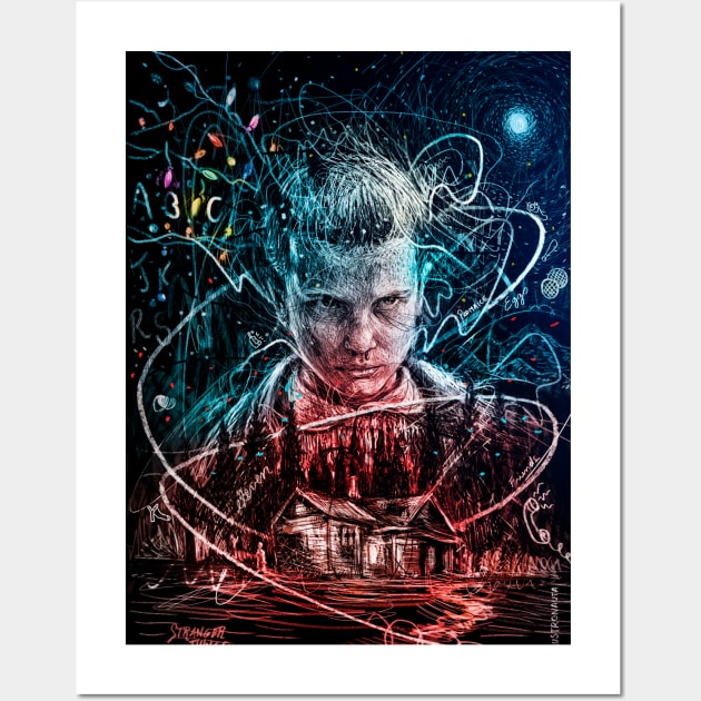 eleven Wall Art by Ilustronauta